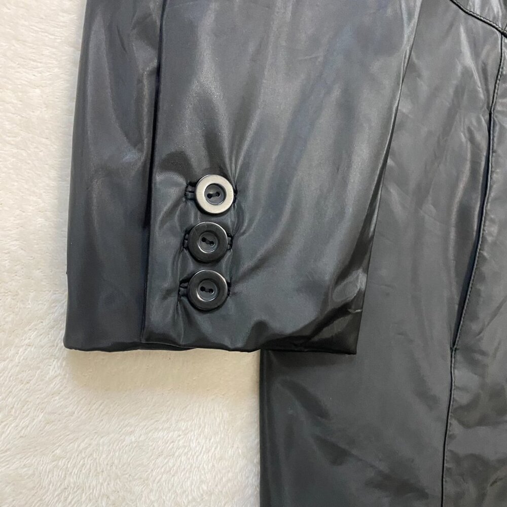 CS Signature Black Geometric Abstract Jacket Collared Button Front 1X - Picture 5 of 10